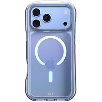 Чехол защитный VLP Bubble Case с MagSafe для iPhone 18 Pro Max (Blue)